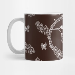 Hummingbird anti-stress&White_Brown Mug